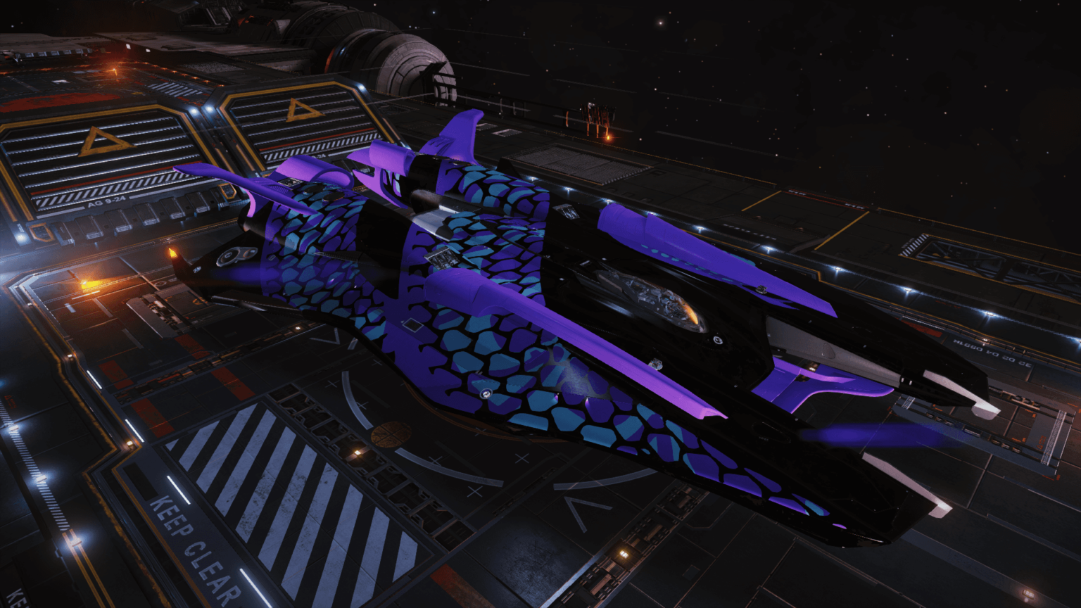 Mamba – “Medium range fighter” – ED Ship Builds